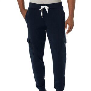 Southpole Navy Cargo Jogger Pants Fleece Medium Urban Streetwear Athleisure NWT